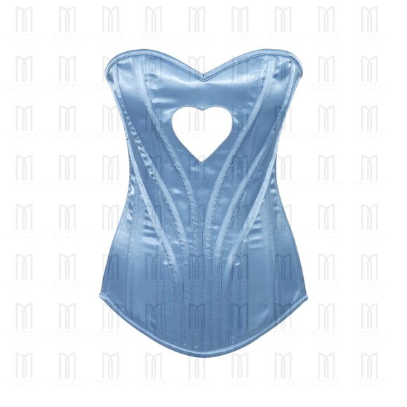 Mohrazi Official Light Purple Heavy Boned Overbust Corset | Heart Shape - Picture 1 of 3